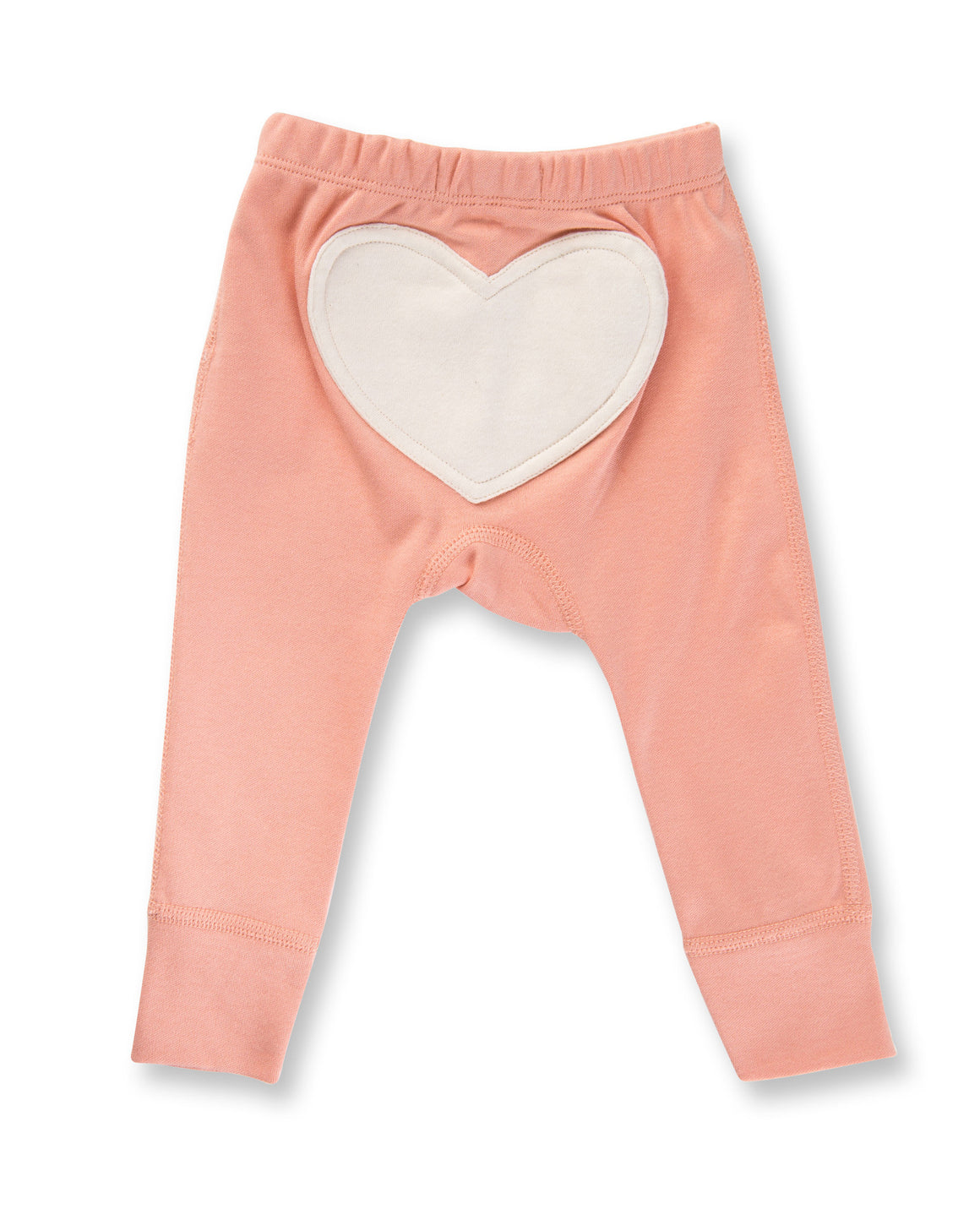 Heart Pants by Sapling Child - Peach Blossom