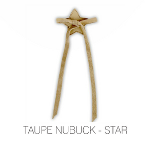 Star Laces - Taupe Nubuck by Donsje