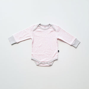 Ice Pink Paint Long Sleeve Bodysuit by Anarkid
