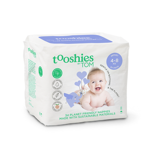 Eco Nappies – Infant 4-8 kg, 34 pcs by Tooshies by TOM